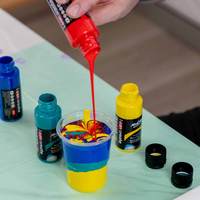 Kit de peinture à couler Mont Marte SuperCell, ensemble de peinture pour artiste de 67 pièces