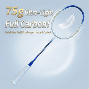 Raquette de <span class=keywords><strong>badminton</strong></span> en fibre de carbone ultra légère, durable, pour hommes et femmes, entraînement et compétition professionnelle - Product Image 3
