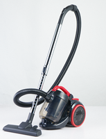 Aspirateur à canister léger, aspiration 18Kpa, grande capacité 2.0L, avec sac, filtration cyclonique, utilisation sur tapis, 800W électrique
