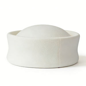 Chapeau élégant uni de qualité supérieure pour les fêtes, chapeau pillbox en laine pour femmes, chapeau pillbox pour hommes - Product Image 3
