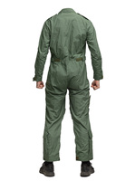 Uniforme de electricista para trabajo, chaqueta, ingeniería de aceite y gas, mono mecánico verde