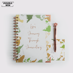 2026 2027 tùy chỉnh in ấn xoắn ốc hàng tuần hàng ngày máy tính xách tay thiết lập mục tiêu kế hoạch Tạp Chí - Product Image 6