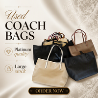 B07 Sacs Coach d'occasion de qualité platine, vente en gros, sacs pour femmes de seconde main, sacs vintage, en vrac, très demandés