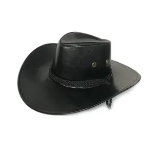 Американский ковбойские гладкая шляпы из искусственной кожи защитный напульсник ковбойские шляпы для отдыха на открытом воздухе путешествия рюкзак для мужчин и женщин Z-19122715 5-8 дней