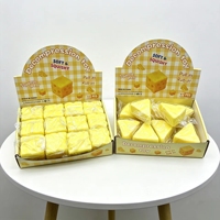 Jouet Squishy en PU en forme de triangle, rebond lent, pour enfants de 8 à 13 ans, unisexe, best-seller transfrontalier