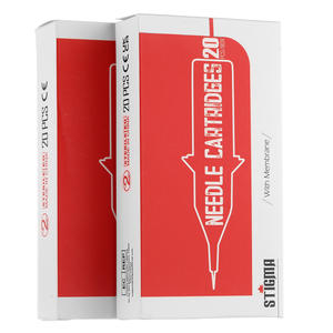 Stigmatisation RL 0.30mm/0.35mm aiguilles de cartouche de tatouage de sourcil permanentes jetables 20 pièces/boîte pour le fournisseur de tatouage de confiance d'art corporel - Product Image 4