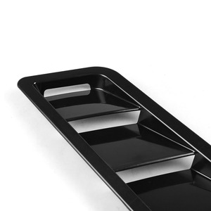 Panneau de refroidissement de l'air, 1 paire, pour capot universel, 17x5 pouces, ABS noir - Product Image 4