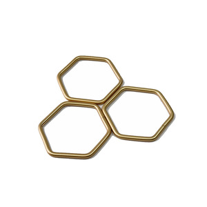 Anillos hexagonales galvanizados al por mayor