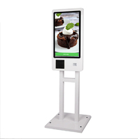 Terminal de Pedidos con Pantalla Táctil Digital Interactiva de 21.5 Pulgadas con SDK para Kiosco de Autoservicio de Comida Rápida (Android RK3288)