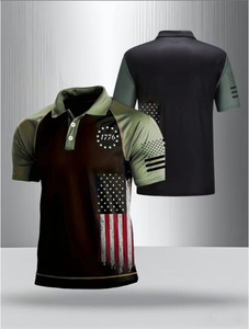 เสื้อโปโลผู้ชายแบบแห้งเร็ว ป้องกันแสงแดด UPF 50+ สำหรับกิจกรรมกลางแจ้ง ตกปลา เดินป่า วิ่งออกกำลังกาย แขนสั้น - Product Image 2
