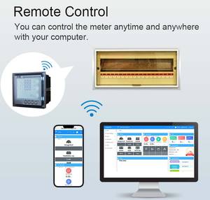 Etiqueta privada personalizada 16A Medidor <span class=keywords><strong>de</strong></span> energía Kwh Voltaje Corriente Potencia 0-3V RS485 Prepago Temperatura Frecuencia Medidores <span class=keywords><strong>de</strong></span> voltaje - Product Image 4