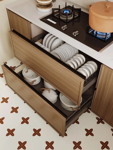 Juego de gabinetes de cocina pequeños de diseño <span class=keywords><strong>Simple</strong></span> moderno personalizado de alta calidad, respetuosos con el medio ambiente para comedor, uso de bodega, incluye grifo - Product Image 6