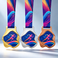 Op maat gemaakte metalen medailles & trofeeën - Gepersonaliseerde gegraveerde marathonprijsjes voor sportevenementen & atletische prijzen