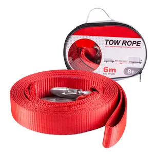 5T heavy duty polyester tow strap 50mm for trailer