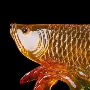 Hadiah Kerajinan Dekorasi Ruang Tamu Kantor Rumah, Patung Ikan Keberuntungan Feng Shui Keberuntungan, Hadiah Terbaik untuk Ruang Tamu Kantor Rumah - Product Image 5