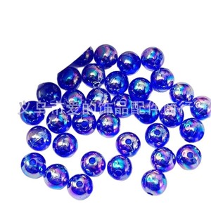 Ab Colored Round Beads 4-12mm Transparent Acrylic Loose Beads For Diy Jewelry <b>Making</b> Craft Supply Wholesale By Weight - Product Image 5