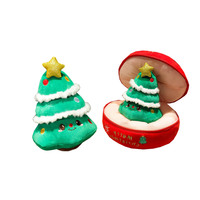 Vente en gros de coffret cadeau de Noël en peluche de haute qualité personnalisé Père Noël en peluche taille personnalisée Père Noël en peluche