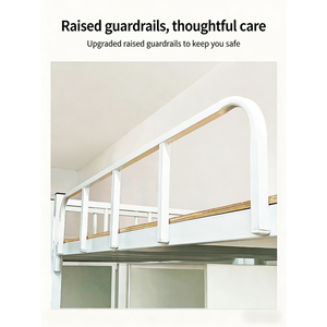 <span class=keywords><strong>Lit</strong></span> mezzanine de jeu de qualité supérieure, moderne, gain de place, taille extra-large, avec bureau informatique intégré pour salle de jeux adulte - Product Image 4