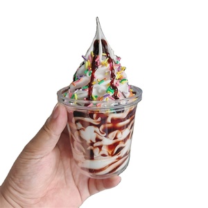 Recommended Supermarket Ice Cream Cheap Delicious Low Calorie Slightly Sweet Snow Chocolate Fluffy 360cm Faux Food Model Display - Product Image 1