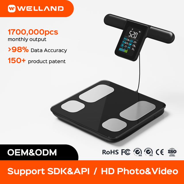 Welland Precision Body Weight Scale 8 Electrode Sensors Accurate BIA Home Health