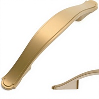 Amerdeco Lot de 10 poignées de meuble en métal bronze champagne, entre-trous de 3 pouces, installation facile, pour armoires de cuisine, commodes et salles de bain ZH0068