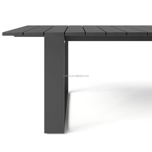 Ferly <span class=keywords><strong>2023</strong></span> Vente chaude Tables <span class=keywords><strong>de</strong></span> restaurant en aluminium pour l'extérieur, durables par tous les temps, ensemble <span class=keywords><strong>de</strong></span> <span class=keywords><strong>table</strong></span> à manger <span class=keywords><strong>de</strong></span> patio avec chaises - Product Image 6