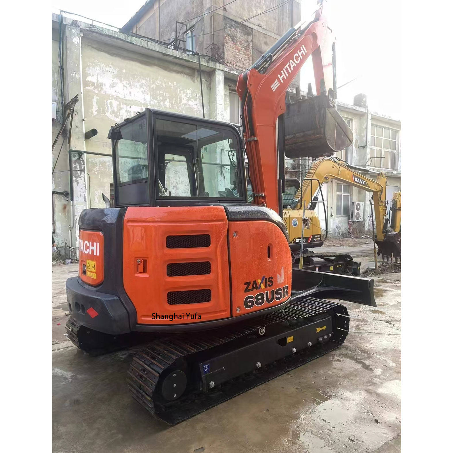 Used Hitachi ZX68USR Mini Excavator - Low Price, Good Condition, 1