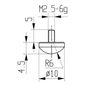 Conseils de mesure pour comparateurs M2.5 6g R6 10 Capteur de position linéaire - Product Image 1