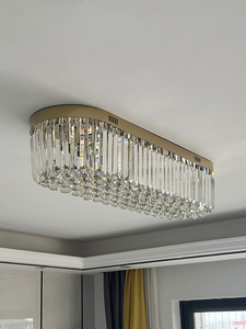 Ventes chaudes, <span class=keywords><strong>design</strong></span> moderne doré, éclairage simple et luxueux, éclairage de luxe léger pour salon, hôtel, couloir, lampe de plafond, lustre - Product Image 4