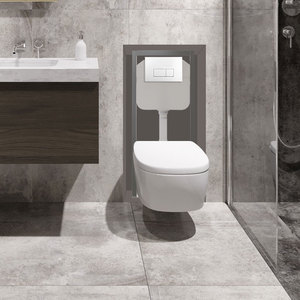 Kenya Moderne <span class=keywords><strong>WC</strong></span> Sanitaire Réservoir Dissimulé Double <span class=keywords><strong>Chasse</strong></span> Accrocher Toilette Suspendue Murale Sans Monture En Céramique Accrocher Toilettes Sans Réservoir - Product Image 1