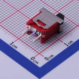 5FS1S102M2QES Slide Switch Through hole Component (THT) Switch Single Pole Double Throw Rectangle Pin Header PC Pin 10.16mm - Product Image 1