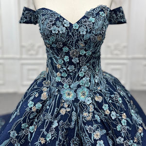 Jancember 9872 Vintage hors épaule Appliques robes femmes robe de soirée - Product Image 2