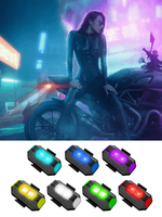 Lampe de signalisation d'avertissement de moto étanche IP68 7 couleurs feux clignotants pour véhicule Drones avion UAV lampes de navigation nocturne