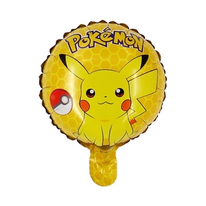 8pcs 10 pulgadas globos de fiesta <span class=keywords><strong>Pika</strong></span> chu cifras redondo de aluminio GLOBO DE LOS NIÑOS fiesta de cumpleaños decoración de la ducha de bebé - Product Image 4