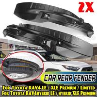 2 pièces Garniture de garde-boue arrière de rechange pour Toyota RAV4 RAV-4 LE SLE Limited 2019 2020 2021