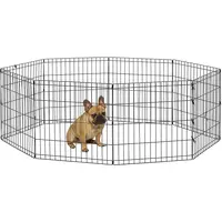 Fabrika için popüler DIY kombinasyonu köpek taşınabilir egzersiz hayvan kafesi oyun parkı 4 6 8 yan paneller