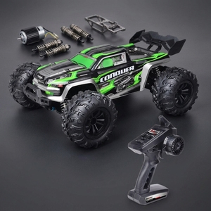 Voiture RC AiJH 38 <span class=keywords><strong>km</strong></span>/h, camion RC haute vitesse, drift, 1:16, tout-terrain, moteur à balais en carbone 390, buggy radiocommandé - Product Image 1