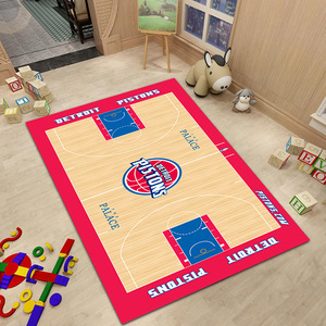 Thảm Chơi Bóng Rổ Thể Thao Hình Chữ Nhật In 3d Bằng Nhung Pha Lê Tùy Chỉnh Cho Trẻ Em Thảm Chơi - Product Image 6