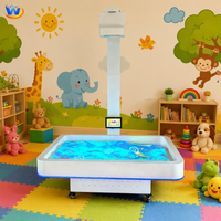 Nouvelle technologie de table de sable à projection AR multisensorielle, bac à sable portable pour parcs à thème