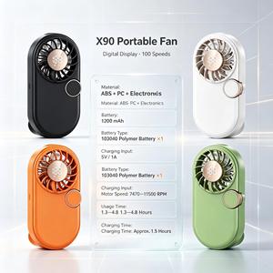 Ventilateur portable fiable et compact pour voiture, avec fonction de refroidissement, en anglais - Product Image 1