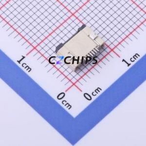 FC05-S07FCT-00 FFC/FPC Connector SMD,P=0.5mm,Horizontal Mount Connector Flip Cover Type Bottom Contact 7P 0.5mm - Product Image 2