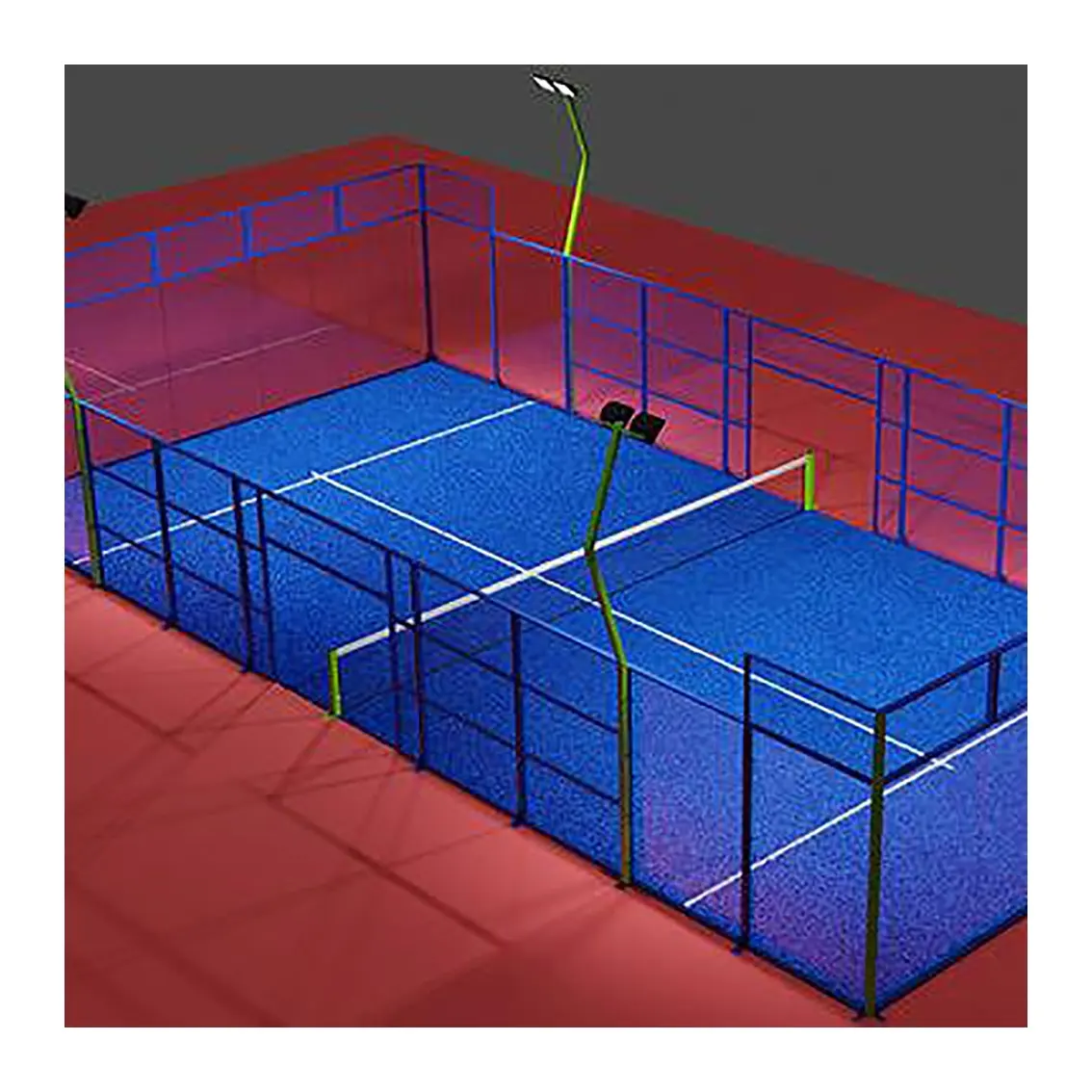 Fabricant de revêtements de sol pour court de tennis JS Grossiste Intérieur Extérieur Cancha Padel Panoramique Padel Fournisseur
