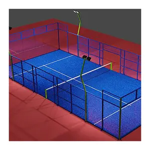 JS sân tennis vật liệu sàn nhà sản xuất bán buôn trong nhà ngoài trời cancha padel toàn cảnh padel Nhà cung cấp