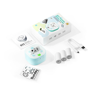 Mini Impresora de Etiquetas, Impresora Térmica Portátil sin Tinta para iPhone, Diario, Manualidades, Regalos para Niños - Product Image 6