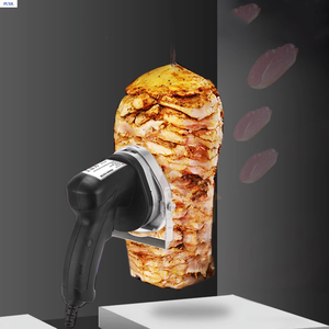Nouvelle trancheuse électrique à kebab, coupe-döner et coupe-shawarma gyroscopique avec 2 lames en acier inoxydable 304, couteau de cuisine, robot culinaire - Product Image 2