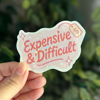 Faible MOQ pour la papeterie holographique, commande OEM et en gros disponibles, feuille d'autocollants Kawaii en relief