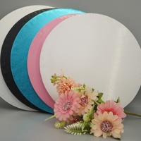 Plateau à gâteau en papier doré personnalisé de 12/14 pouces, base de gâteau ronde, carrée, rectangulaire, en forme de cœur