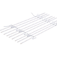 Lentille de rétroéclairage à réflexion de diffusion 12V 24V pour boîte à lumière SMD3030 1M 1.2M Module linéaire LED barre de bande rigide lumière publicitaire