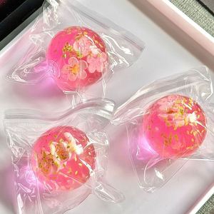 Nouveau design, édition limitée printemps-été, boule anti-stress rose fleur de cerisier 6 cm, jouet à presser en sucre de malt pour cadeau - Product Image 1