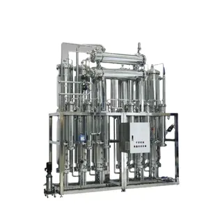 Sistema de preparação de água por injeção Equipamento de destilação de água multi-efeito Sistema WFI